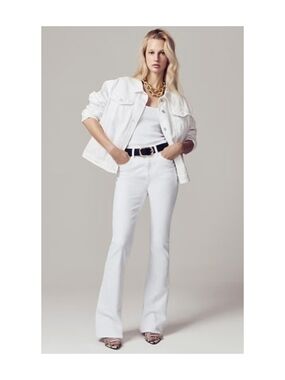 🤍"NEW" J. CREW White High Rise Skinny Flare Jeans🤍